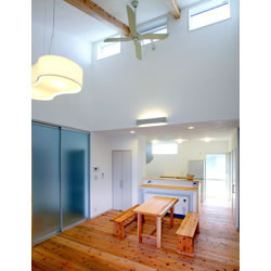 風が通る道をつくり出す。